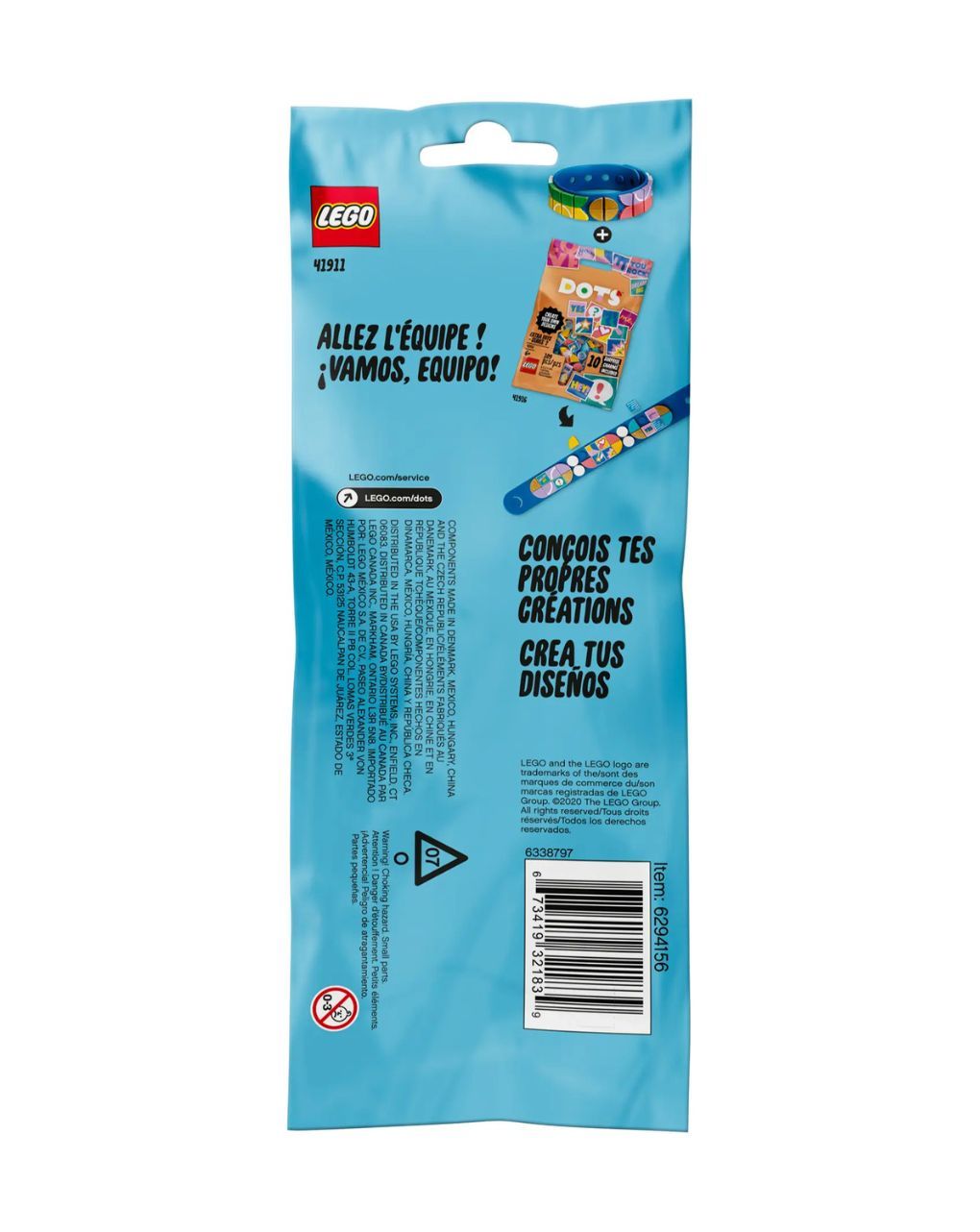 Lego dots go team! bracelet 41911 - Lego, LEGO Dots