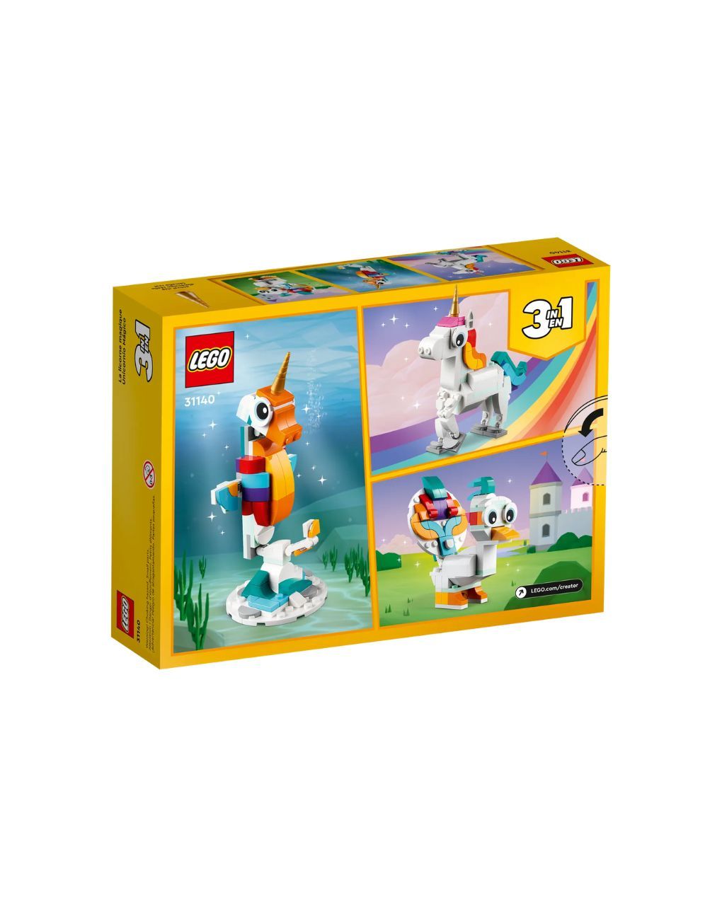 Lego creator 3in1 magical unicorn 31140 - LEGO, LEGO Creator