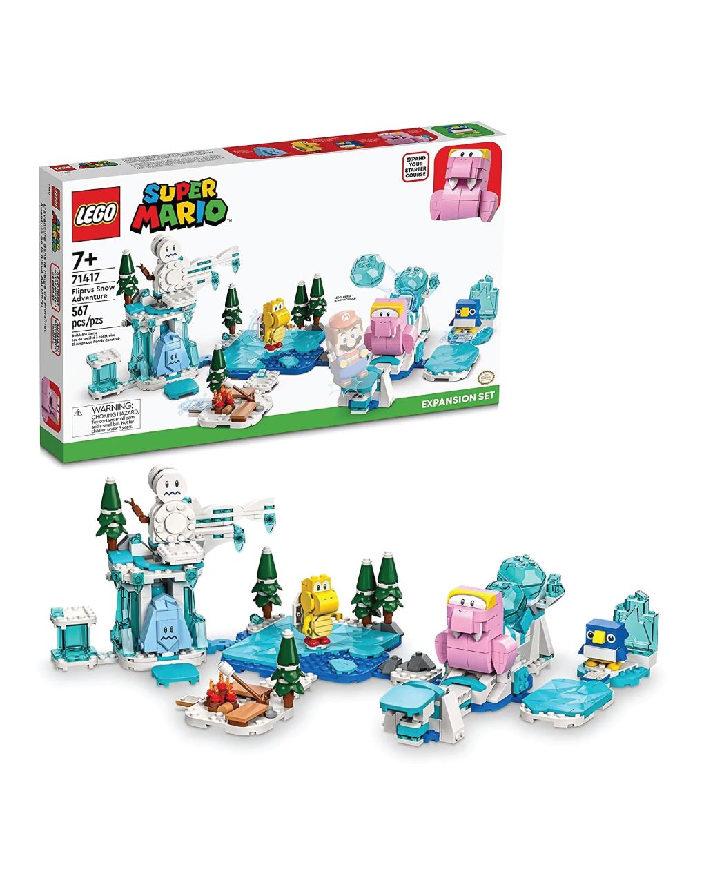 Lego super mario fliprus snow adventure expansion set 71417