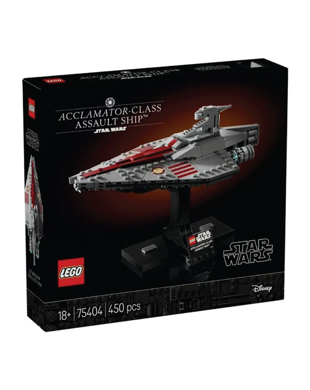 Lego star wars acclamator-class assault ship 75404