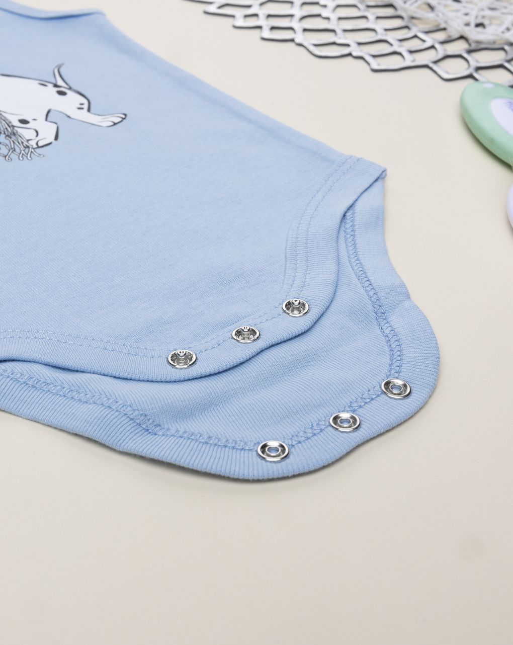 βρεφικό κορμάκι γαλάζιο 101 dalmatians για αγόρι - Prénatal