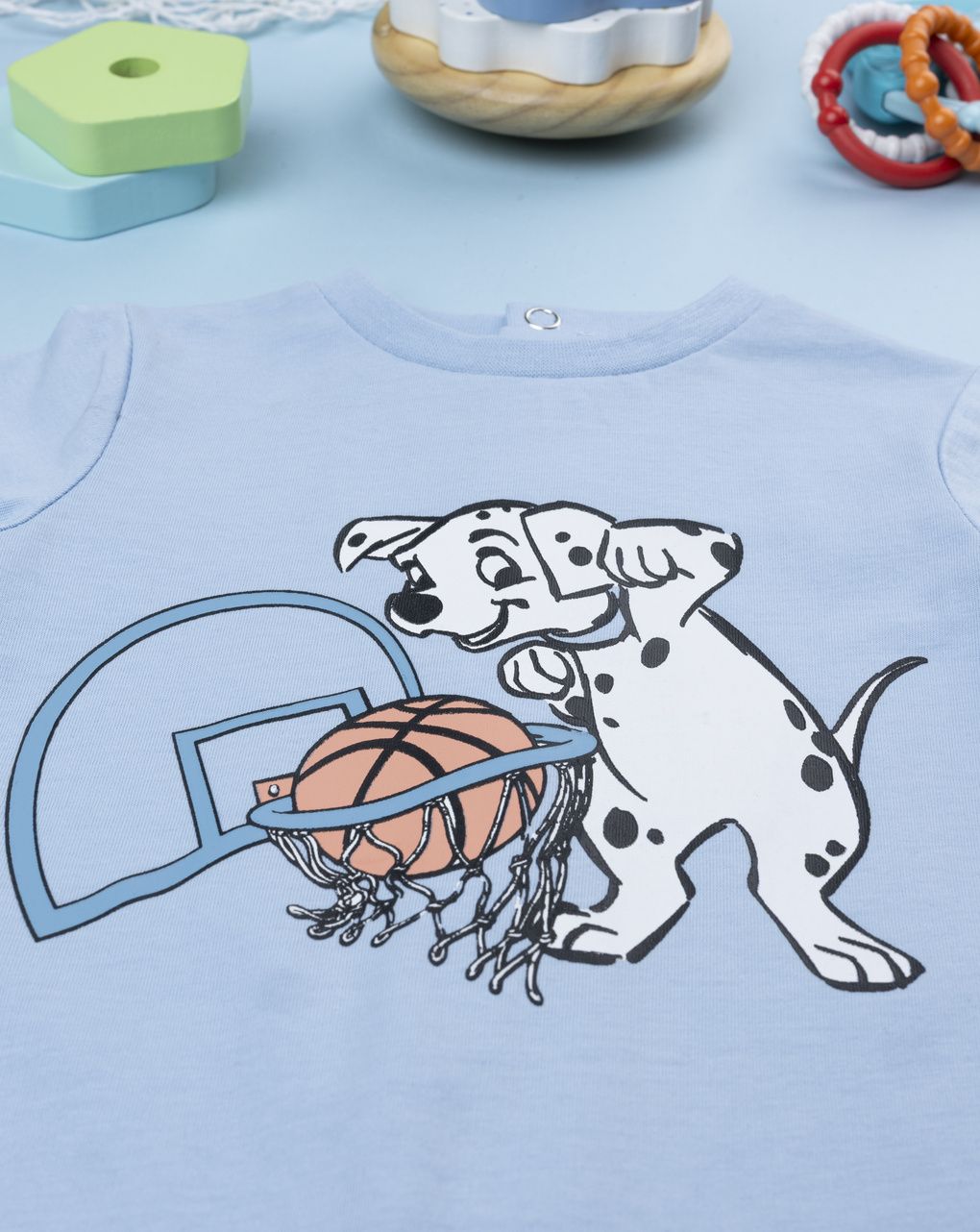 βρεφικό φορμάκι γαλάζιο 101 dalmatians για αγόρι - Prénatal