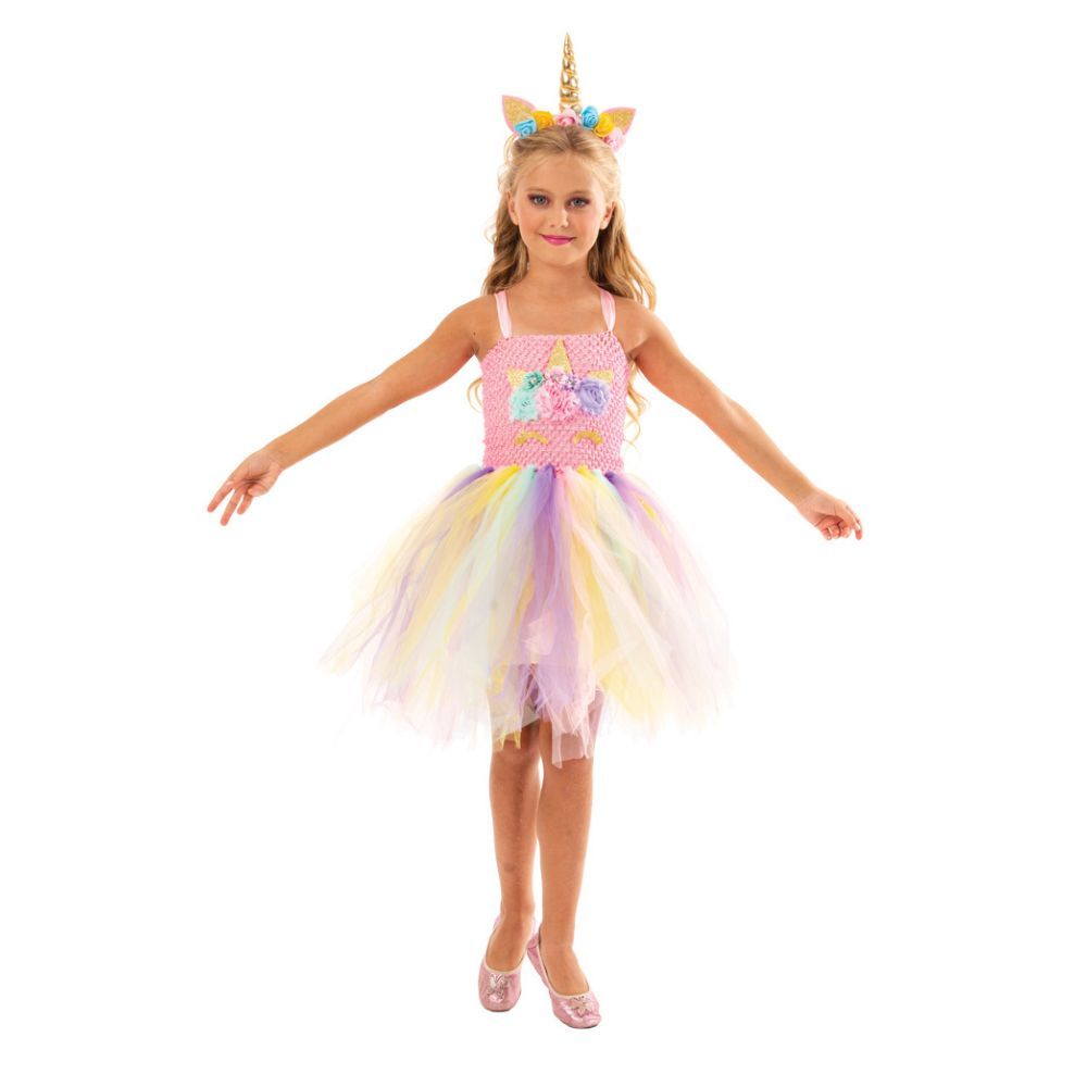 Fun fashion αποκριάτικη παιδική στολή μονόκερος tutu μέγεθος 04 23204