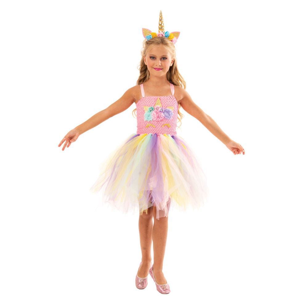 Fun fashion αποκριάτικη παιδική στολή μονόκερος tutu μέγεθος 06 23206