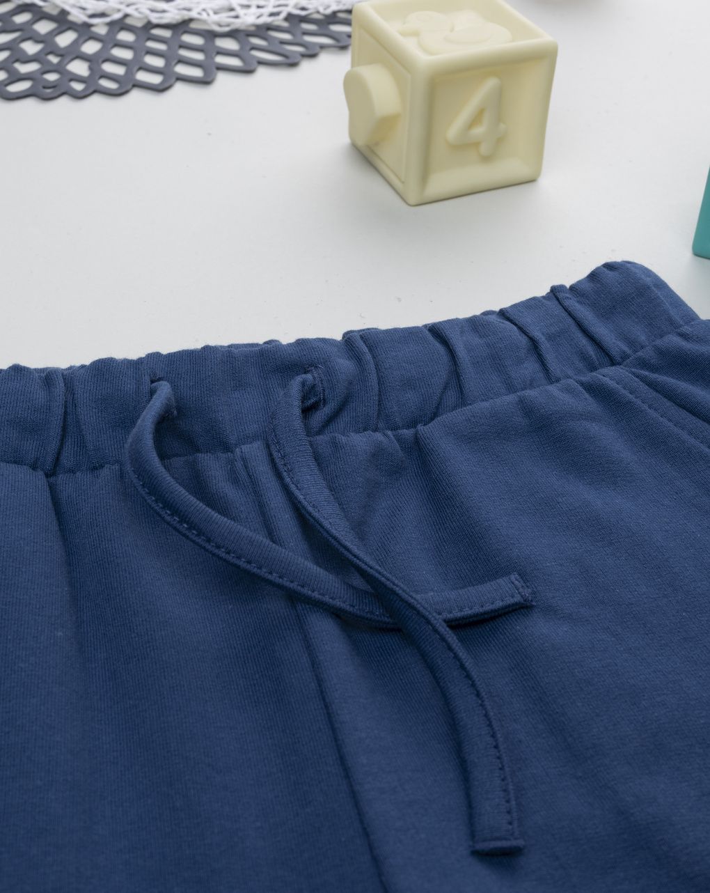 παιδικό παντελόνι φόρμας μπλε με καρδιά για κορίτσι - Prénatal