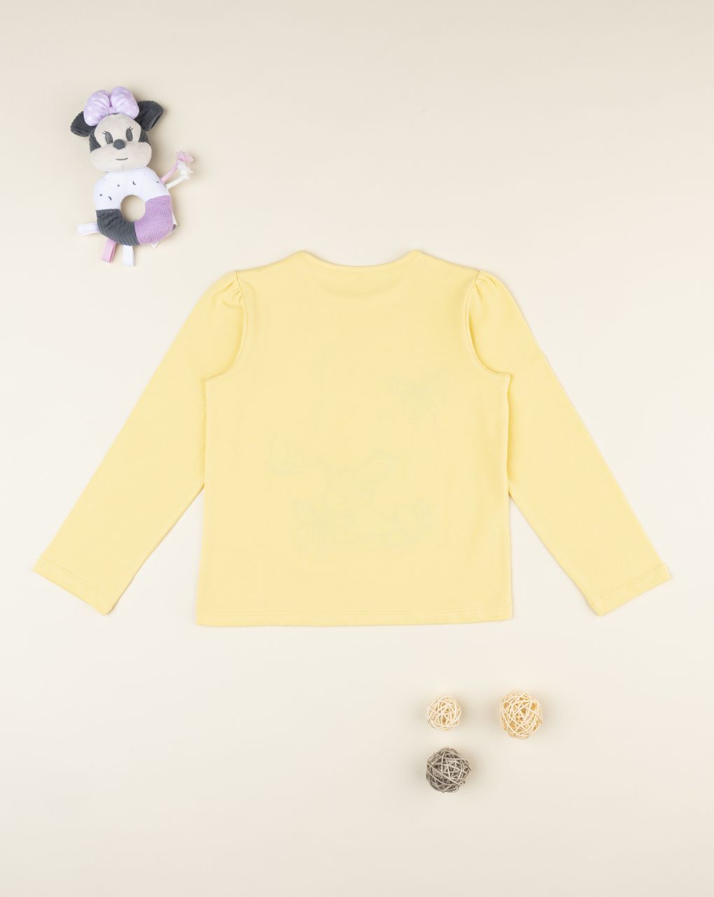 παιδική μπλούζα κίτρινη με τη minnie για κορίτσι - Prénatal