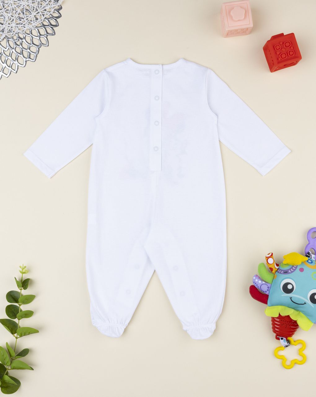 βρεφικό φορμάκι λευκό minnie για κορίτσι - Prénatal