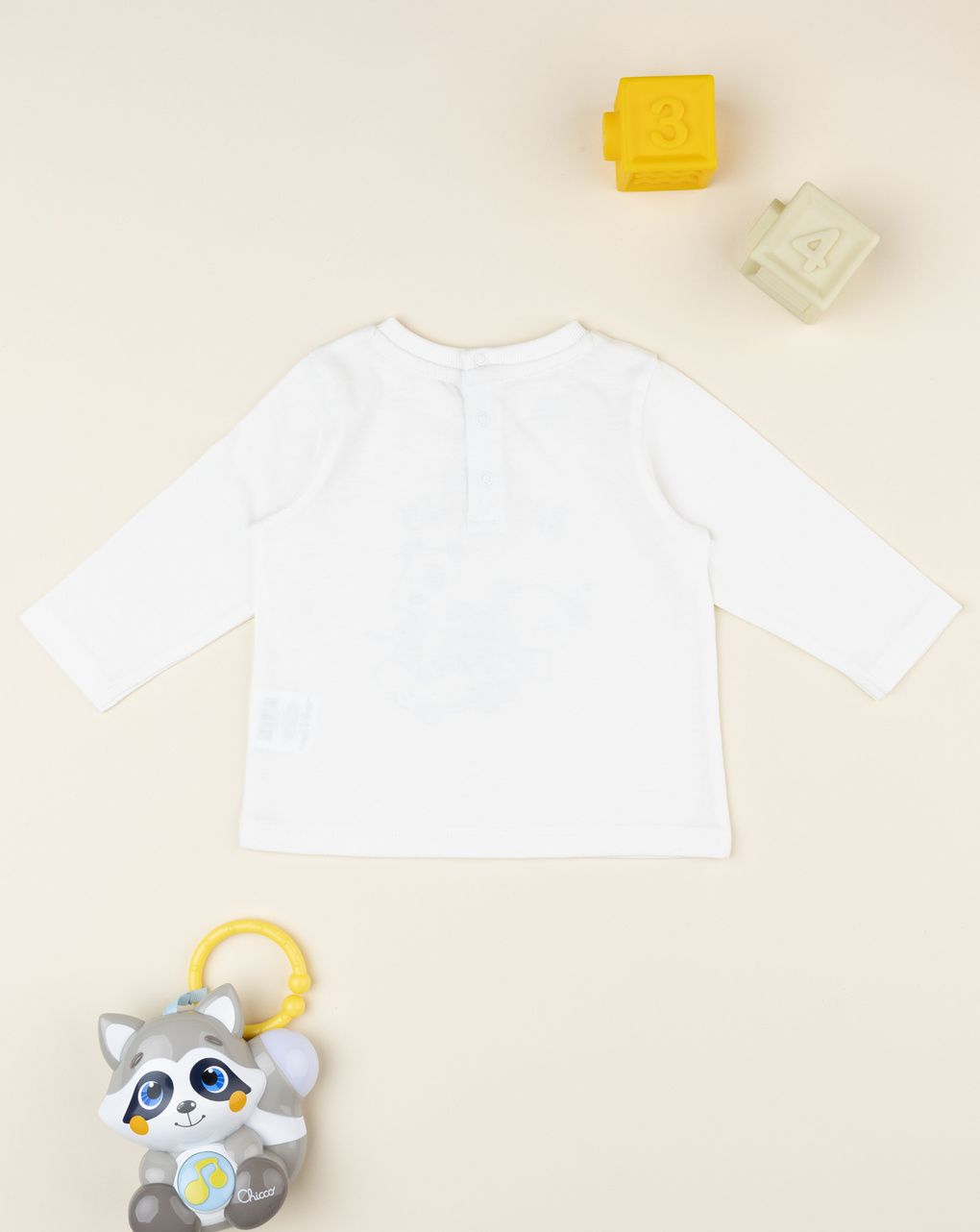 βρεφική μπλούζα λευκή good friend για αγόρι - Prénatal