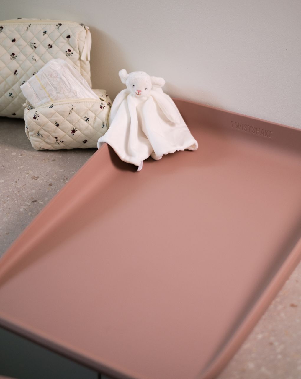 Twistshake βρεφική αλλαξιέρα αφρού faded pink 32-08-79159 - Twistshake