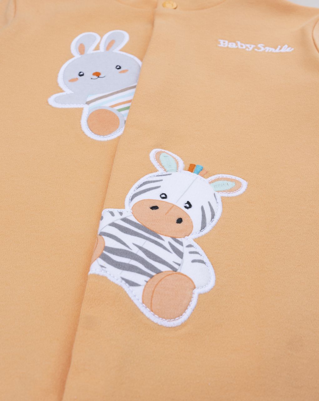 βρεφικό φορμάκι πορτοκαλί baby smile unisex - Prénatal