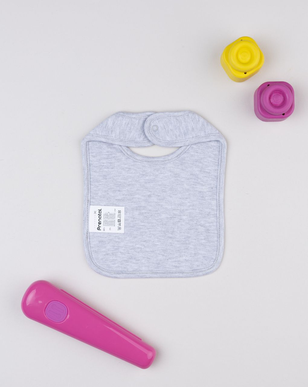 βρεφική σαλιάρα γκρι i love my dad unisex - Prénatal