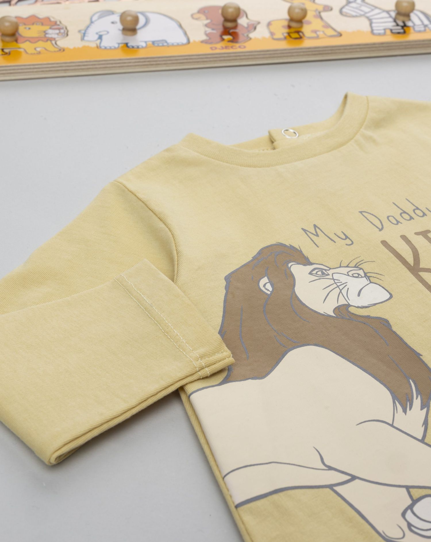 βρεφικό φορμάκι κίτρινο lion king για αγόρι - Prénatal