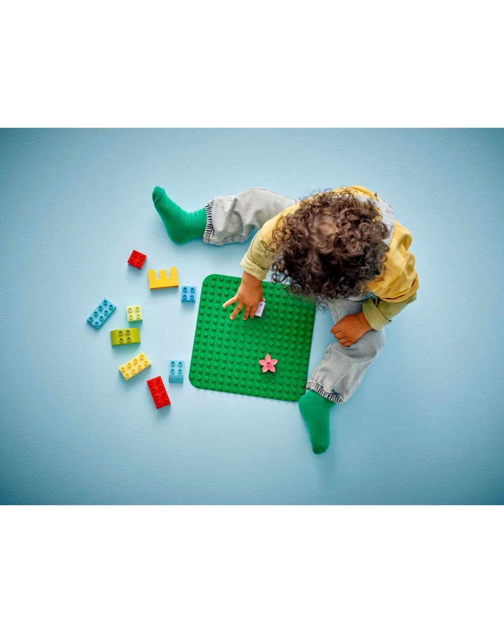 Lego duplo green building plate 10460 - LEGO Duplo