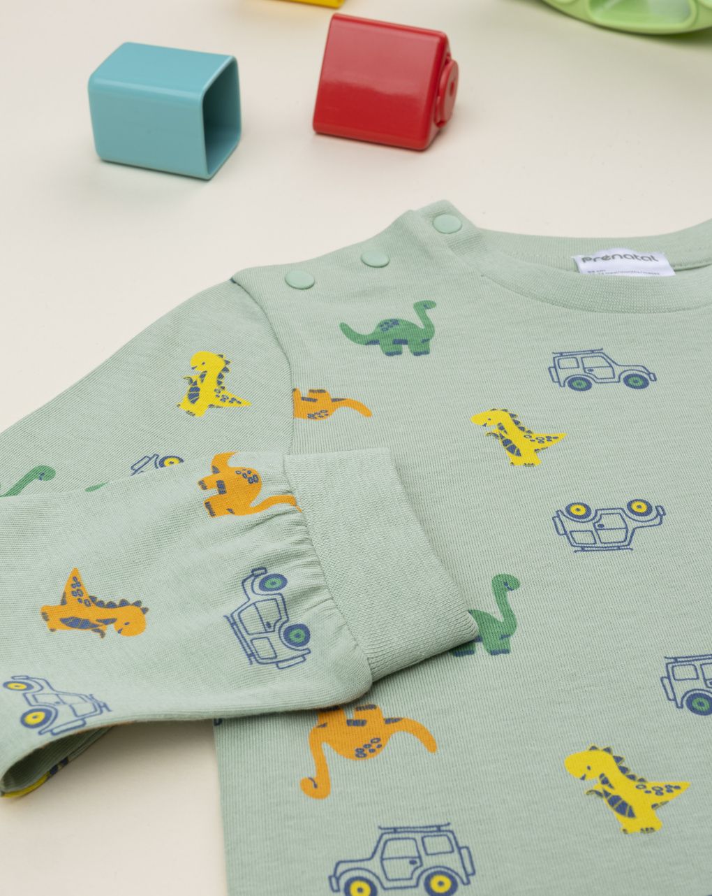βρεφική πιτζάμα λαδί dinos για αγόρι - Prénatal