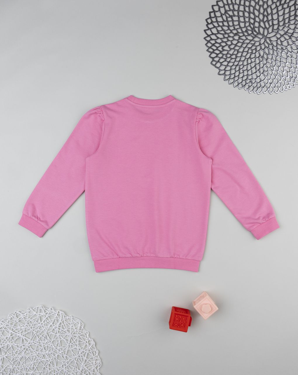 παιδική μπλούζα φούτερ ροζ unicorns για κορίτσι - Prénatal