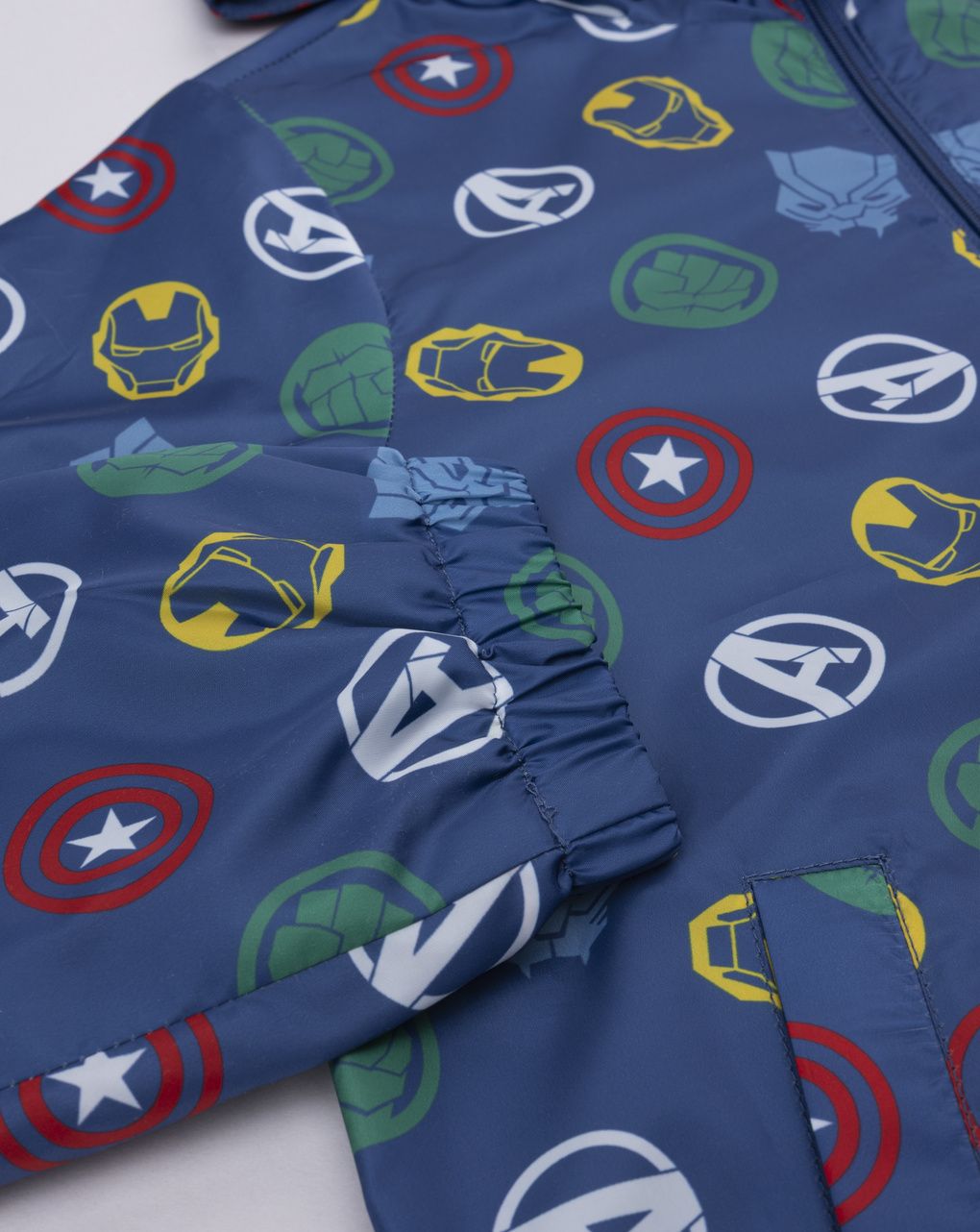 παιδικό μπουφάν αντιανεμικό μπλε avengers για αγόρι - Prénatal