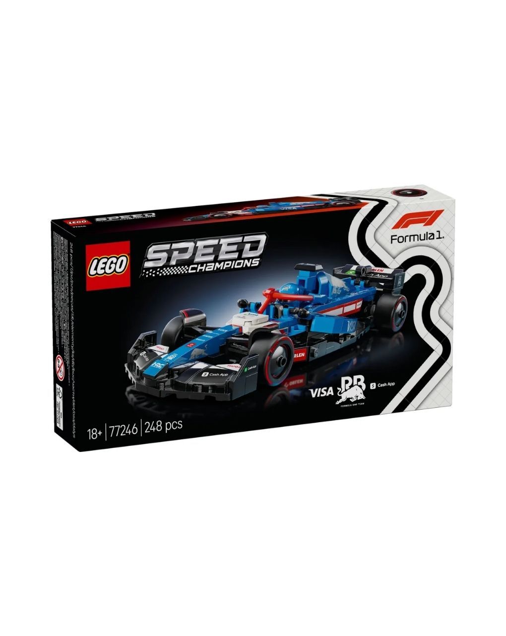 Lego speed champions visa cash app rb vcarb 01 f1 race car 77246 - Lego, LEGO Speed Champions