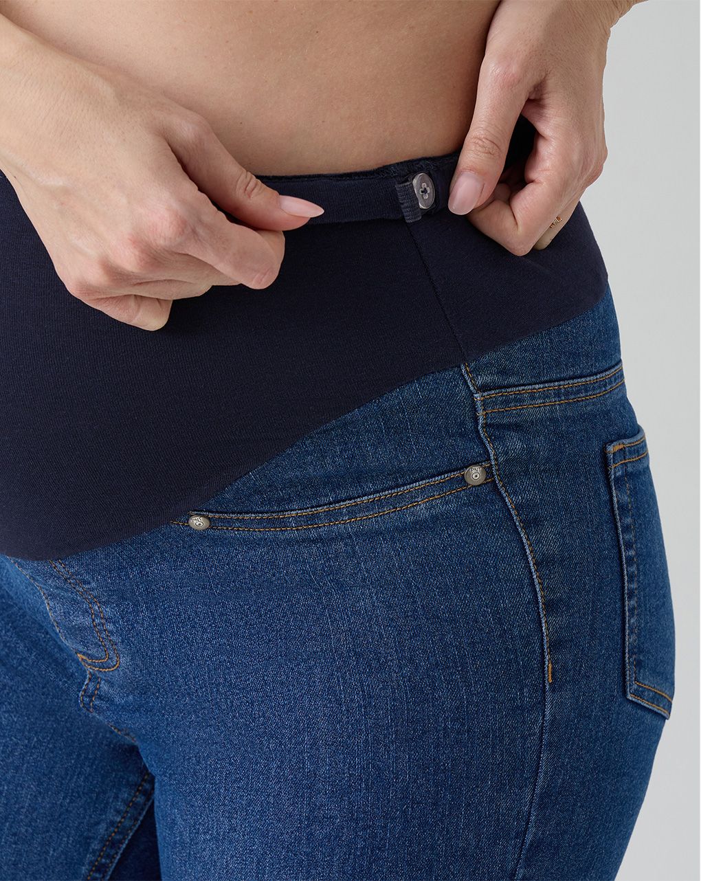 γυναικείο τζιν παντελόνι εγκυμοσύνης skinny μπλε σκούρο - Prénatal