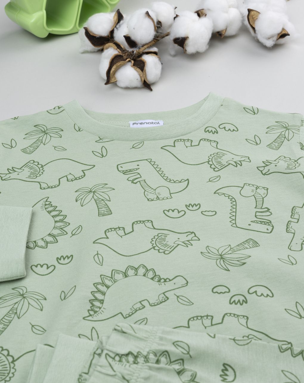 παιδική πιτζάμα λαδί dinos για αγόρι - Prénatal