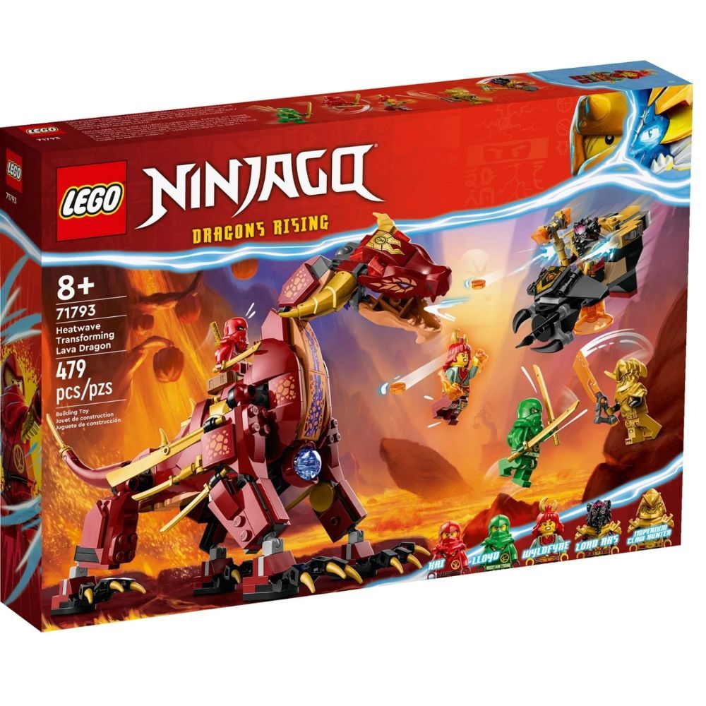 Lego ninjago heatwave transforming lava dragon 71793 - LEGO, Lego Ninjago