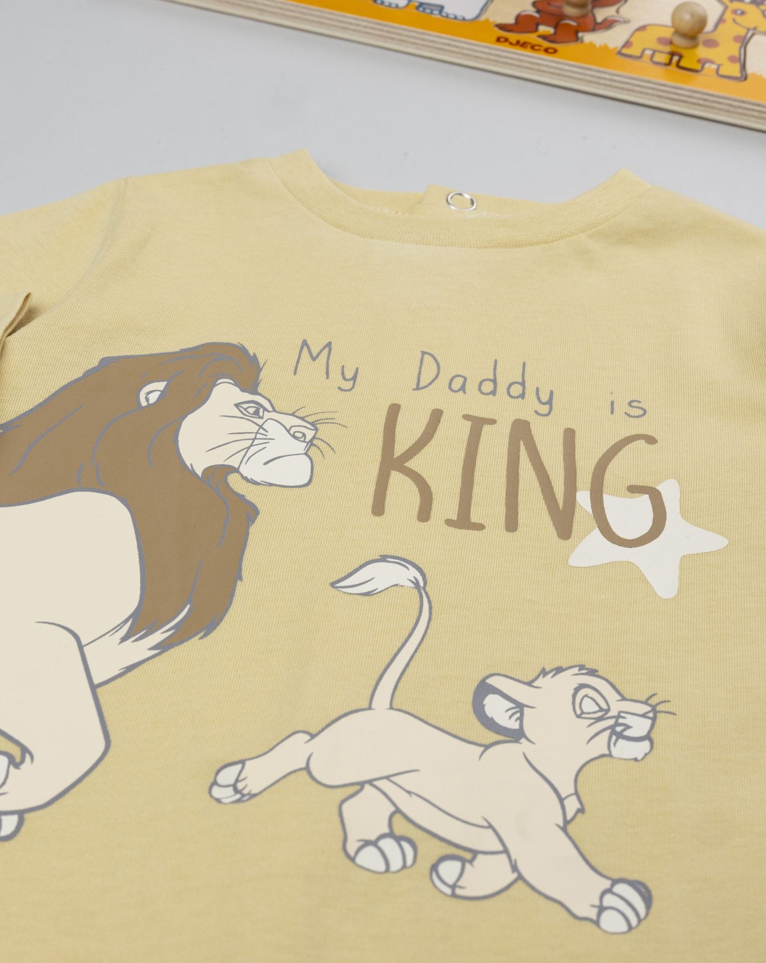 βρεφικό φορμάκι κίτρινο lion king για αγόρι - Prénatal