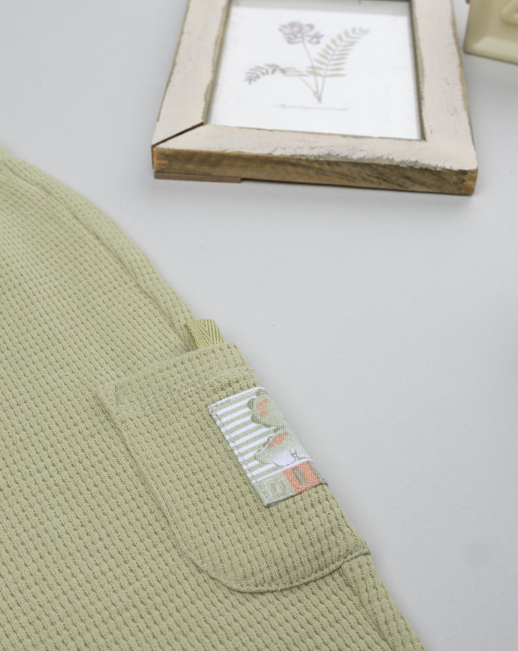 βρεφικό παντελόνι φόρμας γκοφρέ πράσινο dino για αγόρι - Prénatal