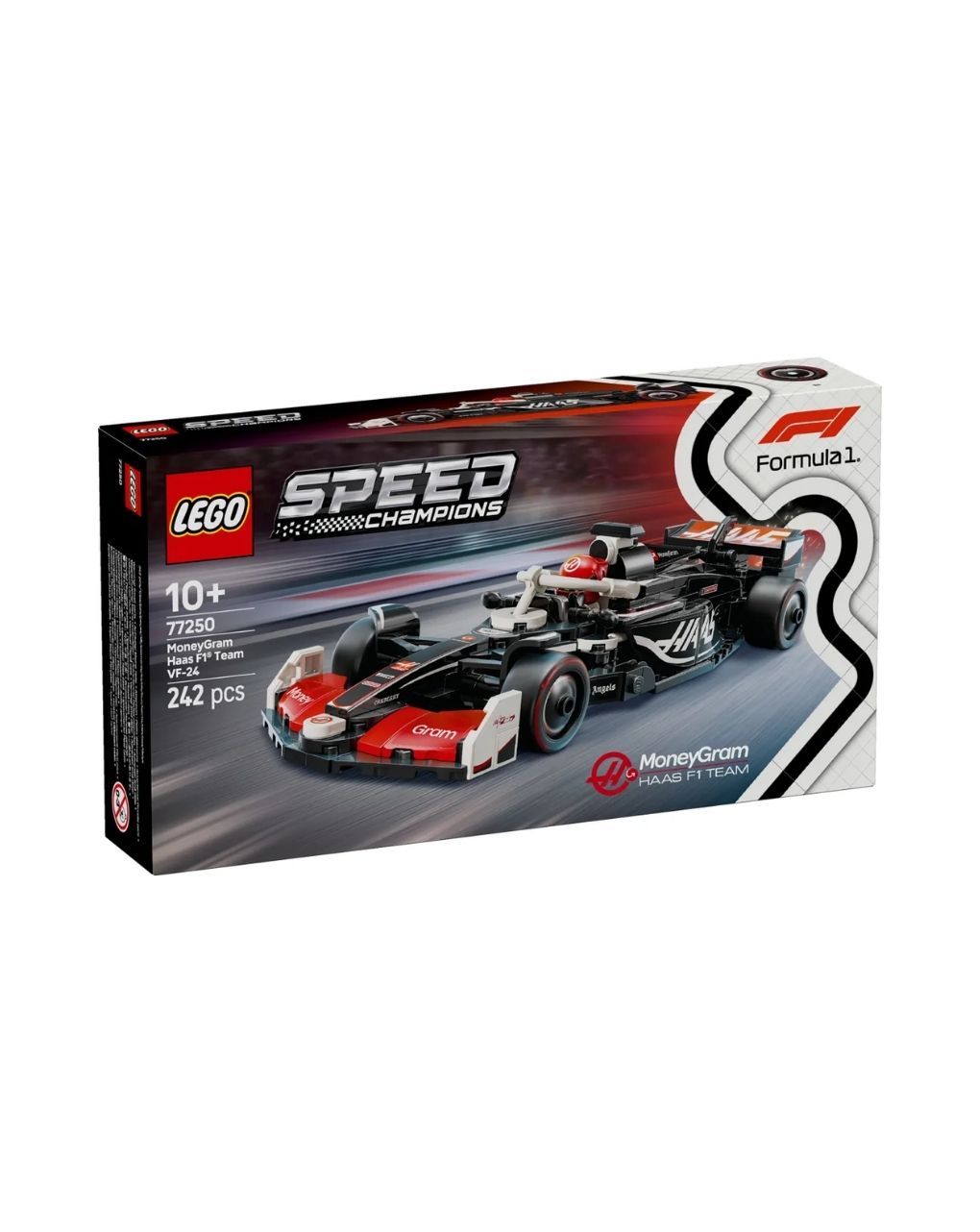 Lego speed champions moneygram haas f1 team vf-24 race car 77250