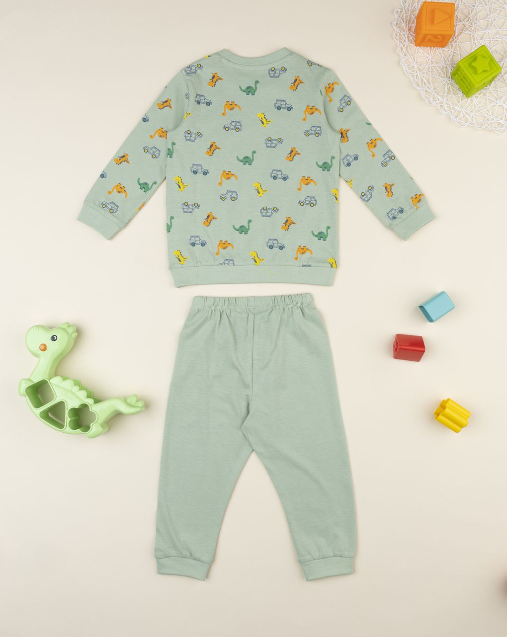 βρεφική πιτζάμα λαδί dinos για αγόρι - Prénatal