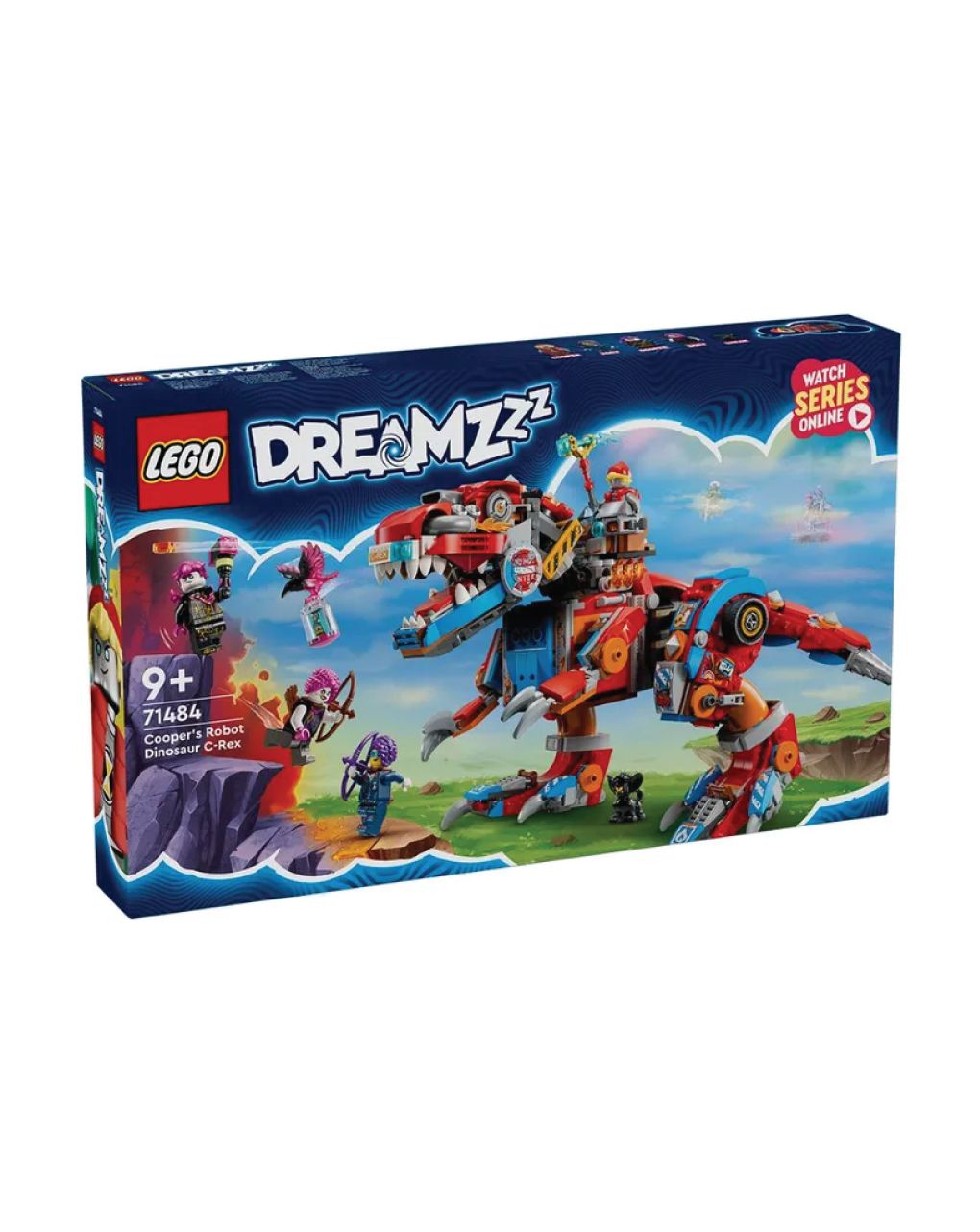 Lego dreamzzz cooper's robot dinosaur c-rex 71484