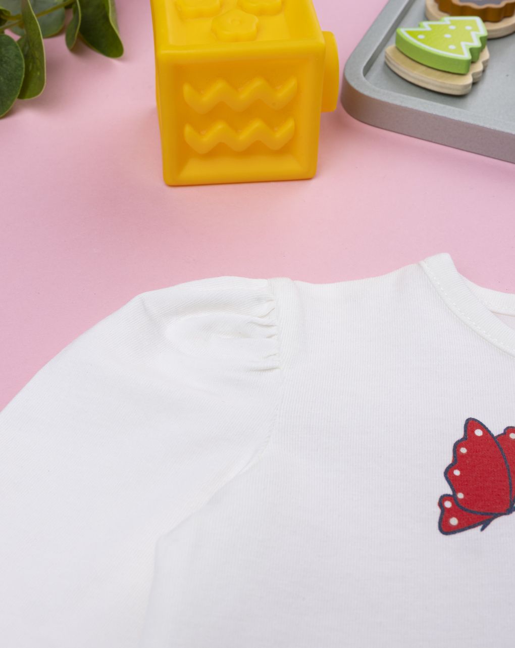 βρεφική μπλούζα λευκή sweety για κορίτσι - Prénatal