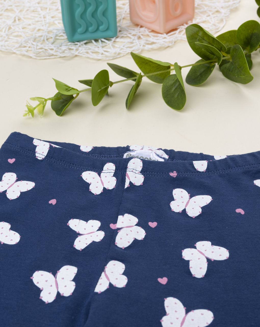 βρεφικό κολάν μπλε με πεταλούδες για κορίτσι - Prénatal