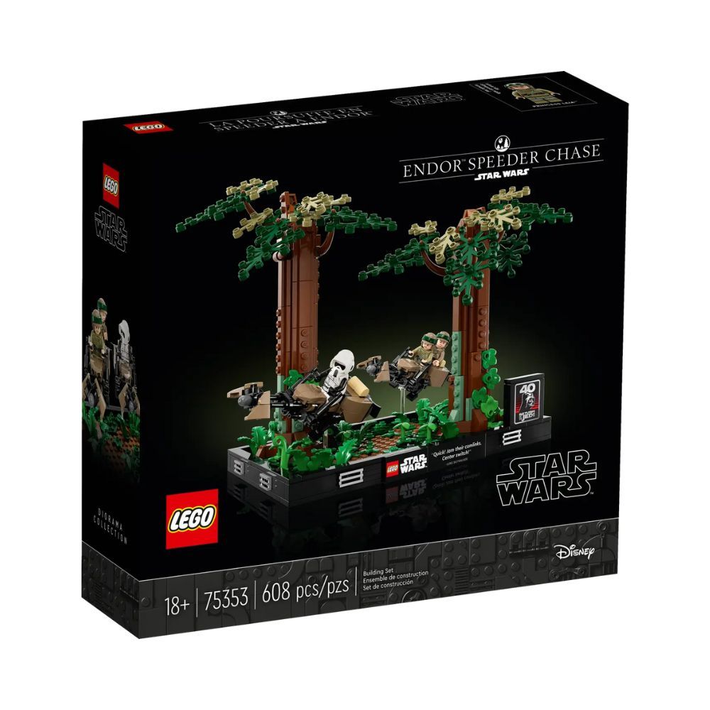 Lego star wars endor speeder diorama 75353