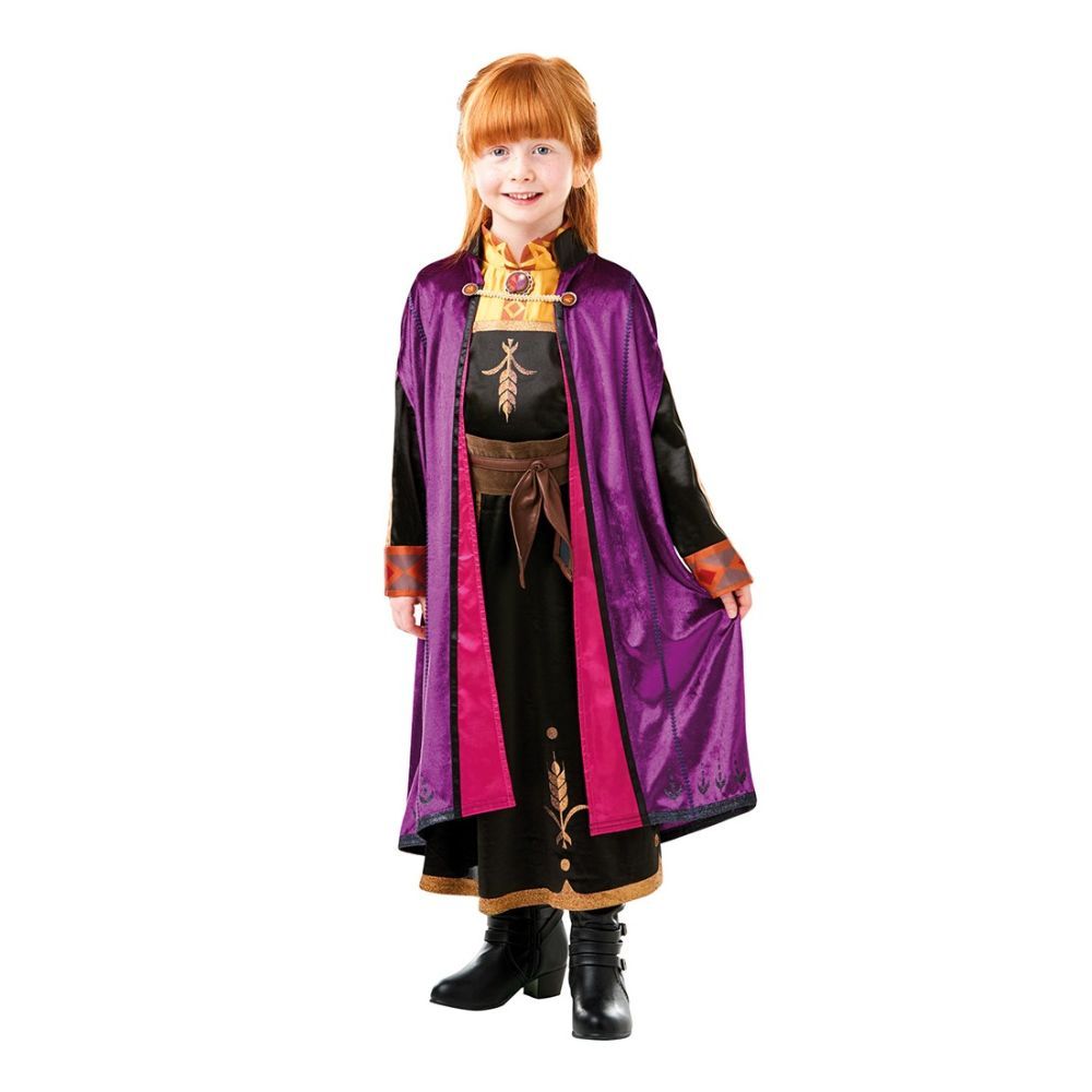 Rubie's αποκριάτικη παιδική στολή anna super deluxe 3-4 ετών 300507s