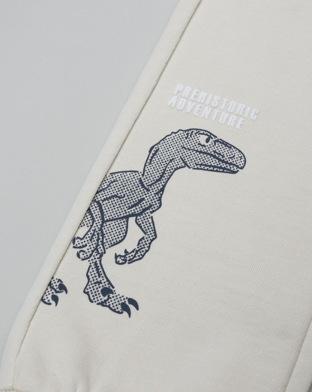 παιδικό παντελόνι φόρμας μπεζ dino για αγόρι - Prénatal