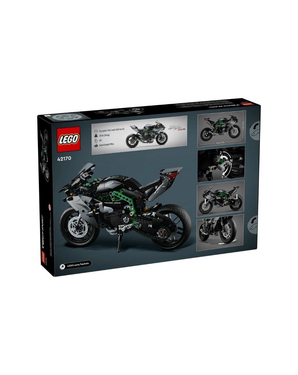 Lego technic kawasaki ninja h3r motorcycle 42170 - Lego, Lego Technic