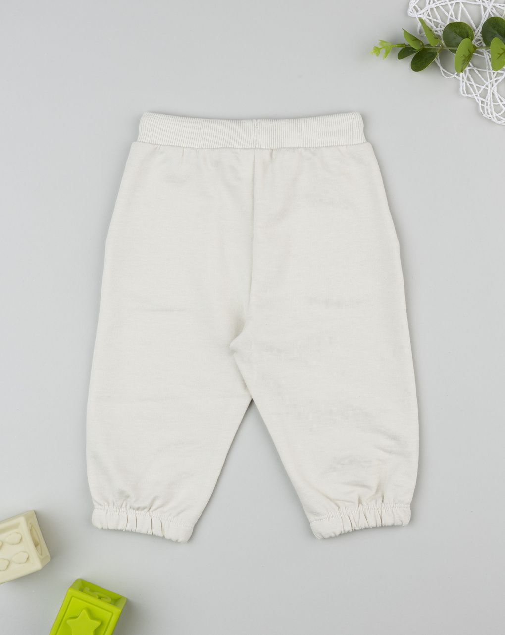 βρεφικό παντελόνι φόρμας μπεζ dino για αγόρι - Prénatal