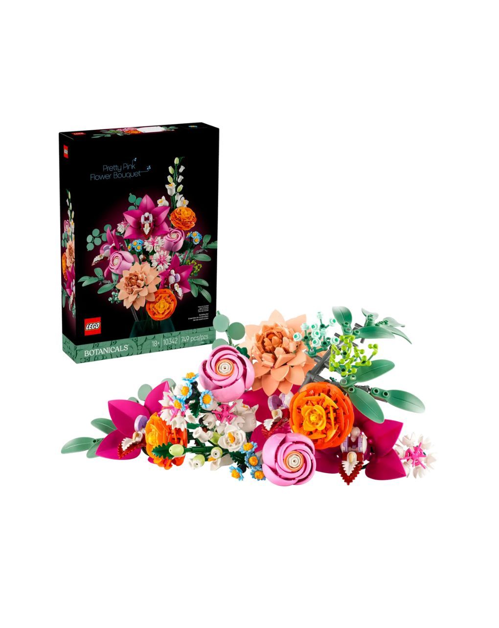 Lego botanical pretty pink flower bouquet 10342 - LEGO Botanical Collection