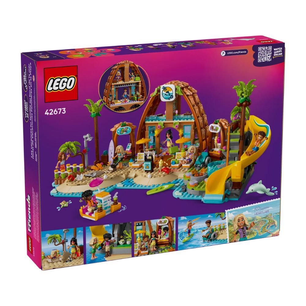 Lego friends family vacation beach resort 42673 - Lego, Lego Friends