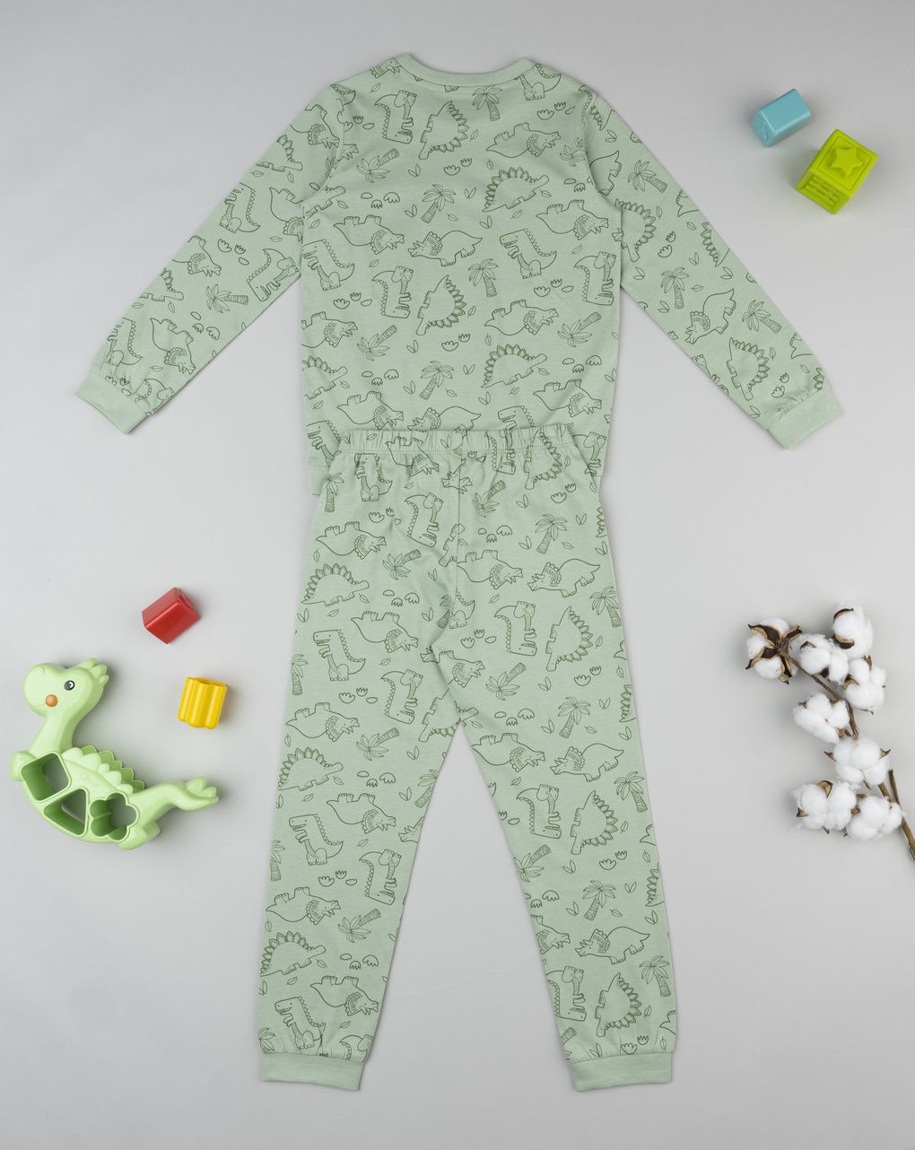παιδική πιτζάμα λαδί dinos για αγόρι - Prénatal