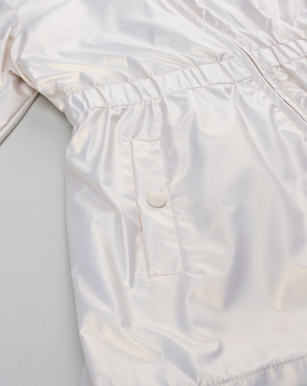 παιδικό μπουφάν λευκό ιριδίζον για κορίτσι - Prénatal