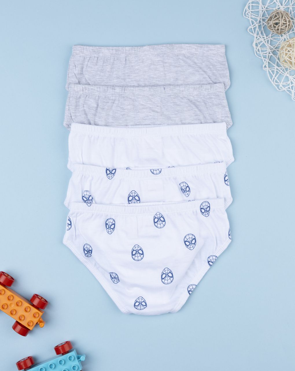 παιδικά σλιπ πακέτο x5 spiderman για αγόρι - Prénatal