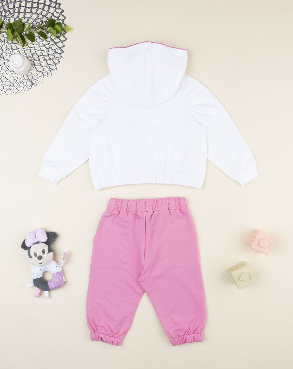 βρεφικό σετ ζακέτα και φόρμα minnie για κορίτσι - Prénatal