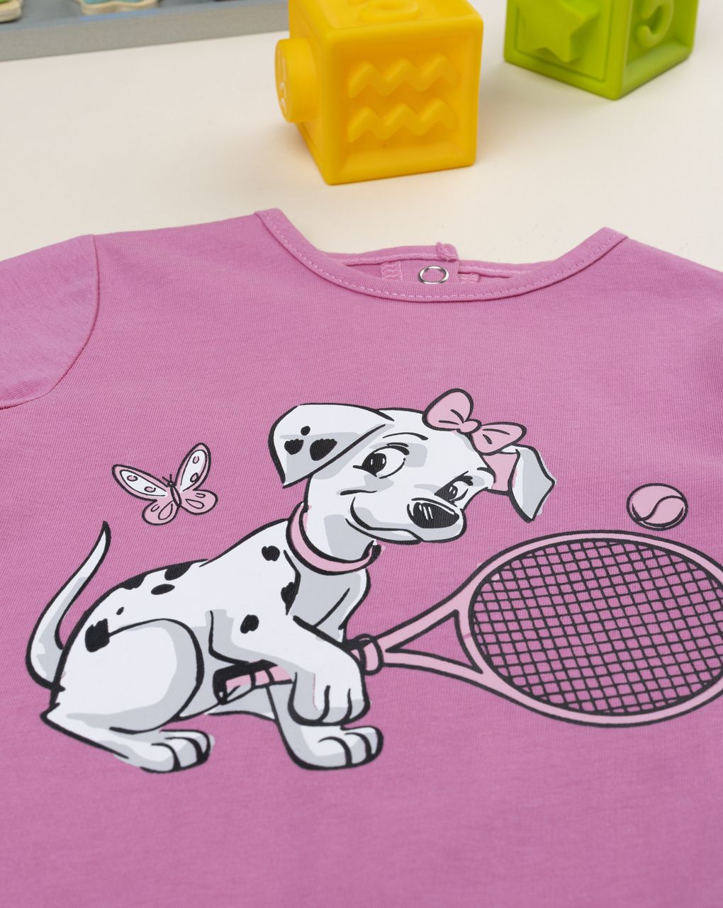 βρεφικό φορμάκι ροζ 101 dalmatians για κορίτσι - Prénatal