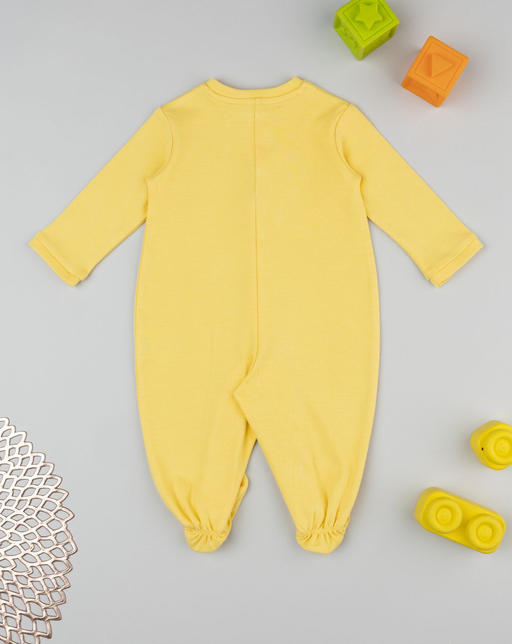βρεφικό φορμάκι κίτρινο baby smile unisex - Prénatal
