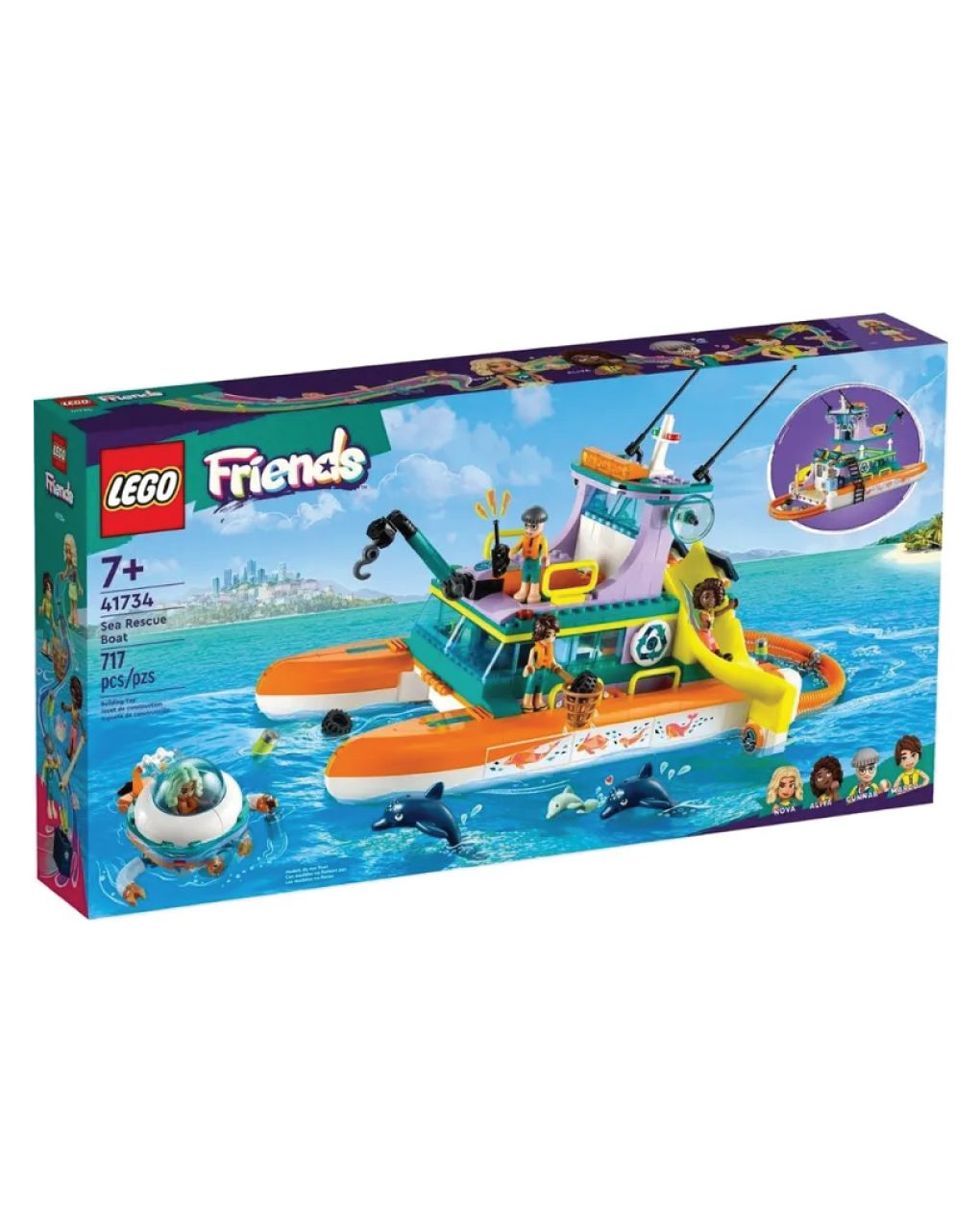 Lego friends sea rescue boat 41734