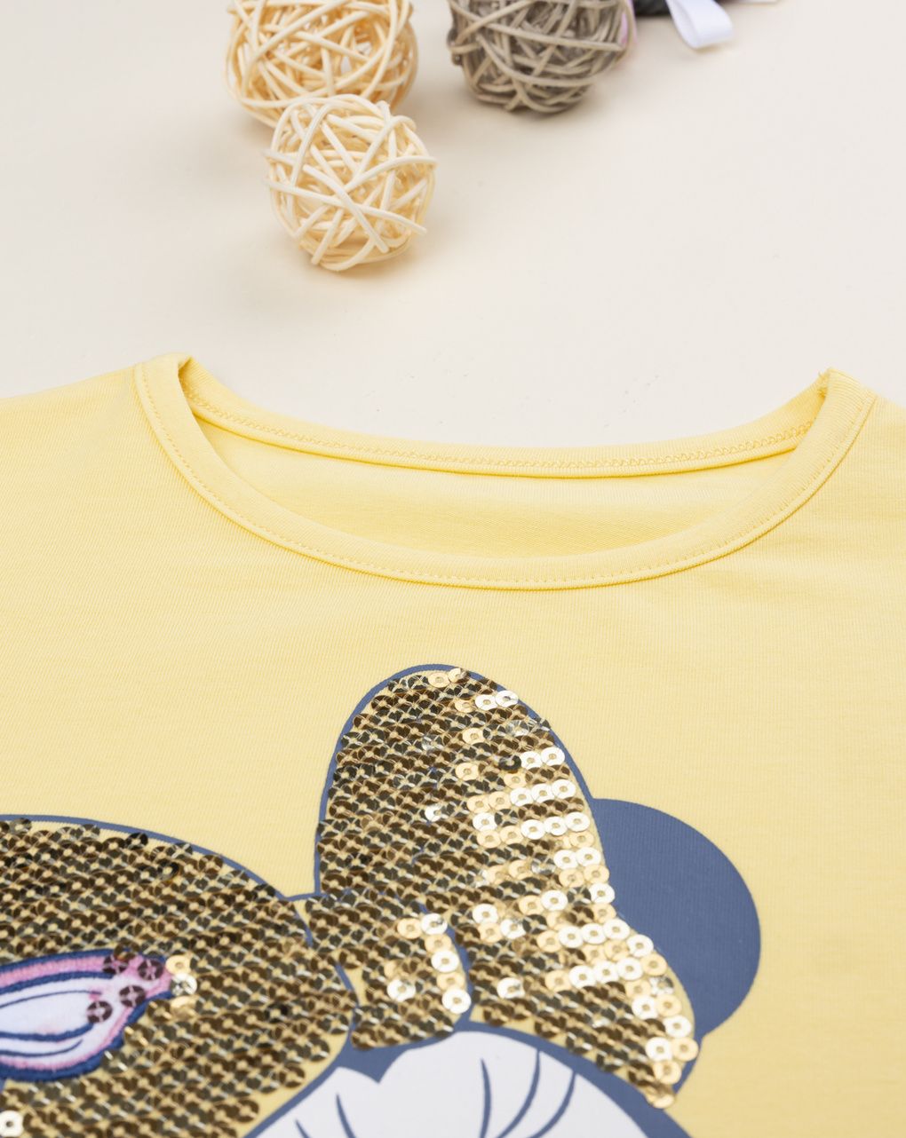 παιδική μπλούζα κίτρινη με τη minnie για κορίτσι - Prénatal