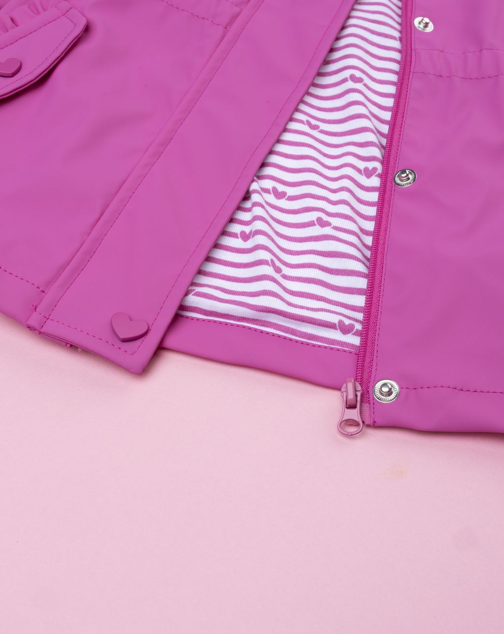 βρεφικό παλτό κερωμένο φούξια για κορίτσι - Prénatal