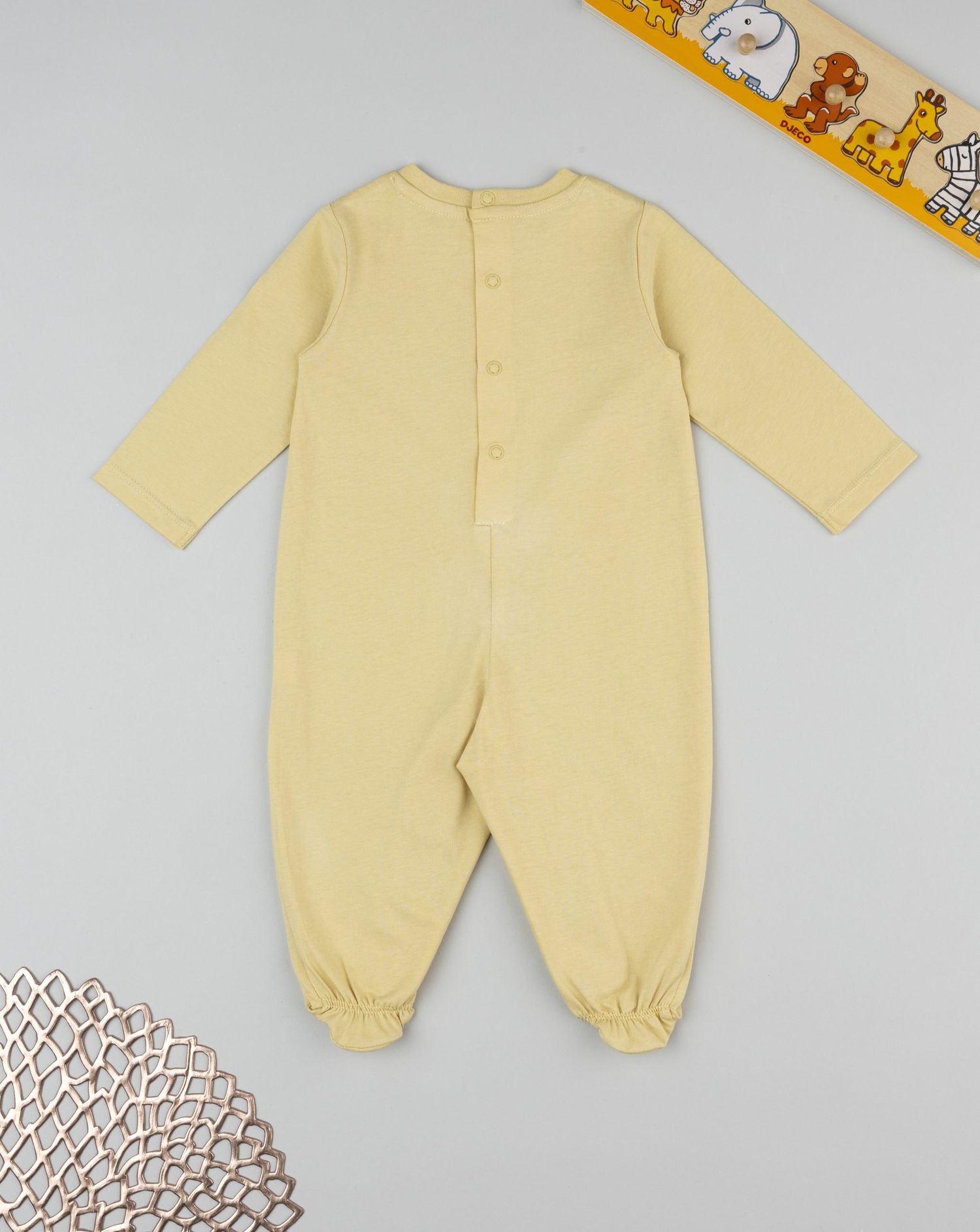 βρεφικό φορμάκι κίτρινο lion king για αγόρι - Prénatal