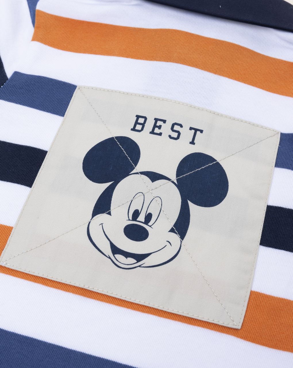 βρεφική μπλούζα πόλο ριγέ mickey για αγόρι - Prénatal