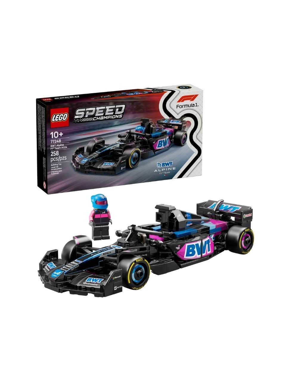 Lego speed champions bwt alpine f1 team a524 race car 77248 - Lego, LEGO Speed Champions